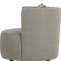 Wohnzimmer Sessel in hellem Grau Buklee - Highlamp