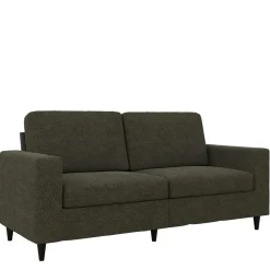 Wohnzimmer Sofa in Grau Stoffbezug - Alicia