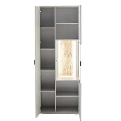 Wohnzimmer TV Anbauwand 270 cm breit - Apulco (dreiteilig)