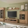 Wohnzimmer Wohnwand Möbelkombi - Brocus (vierteilig)