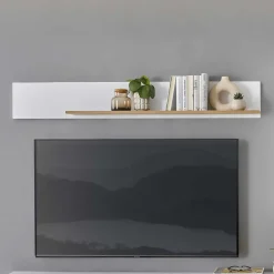 Wohnzimmer Wohnwand Set zweifarbig - Nenaloro (dreiteilig)