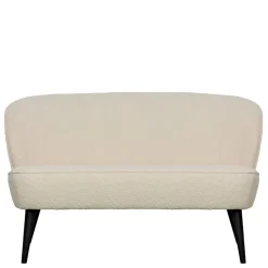 Wohnzimmercouch aus Boucle in Beige - Luvrenossa