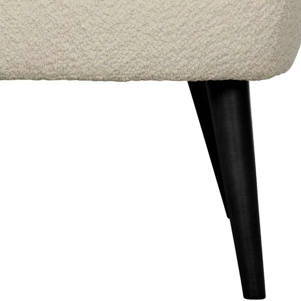Wohnzimmercouch aus Boucle in Beige - Luvrenossa