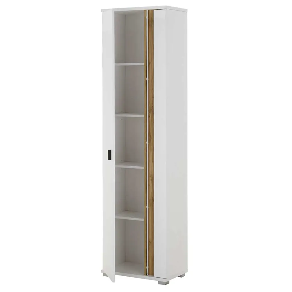 Wohnzimmer-Hochschrank mit LED Beleuchtung - Racelyn