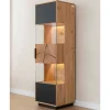 Wohnzimmerschrank aus Eiche und Glas - Masicuri