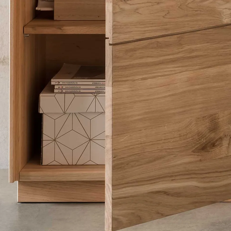 Wohnzimmerschrank aus Wildeiche massiv - Millena