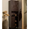 Wohnzimmerschrank in Walnussfarben - Luisa