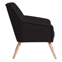 Wohnzimmersessel in Schwarz Kunstleder - Ciabeta