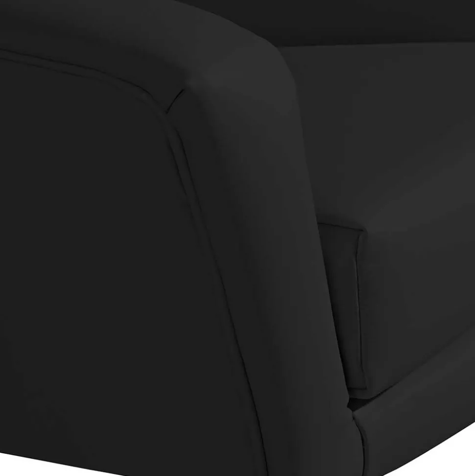 Wohnzimmersessel in Schwarz Kunstleder - Ciabeta