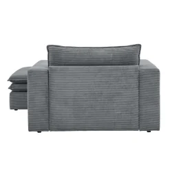 Wohnzimmersessel und Hocker Set - Ruffos (zweiteilig)