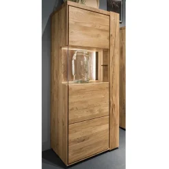 Wohnzimmervitrine aus geöltem Massivholz - Slaraduva