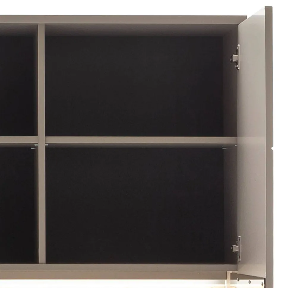 Wohnzimmervitrine in Grau - Teorina