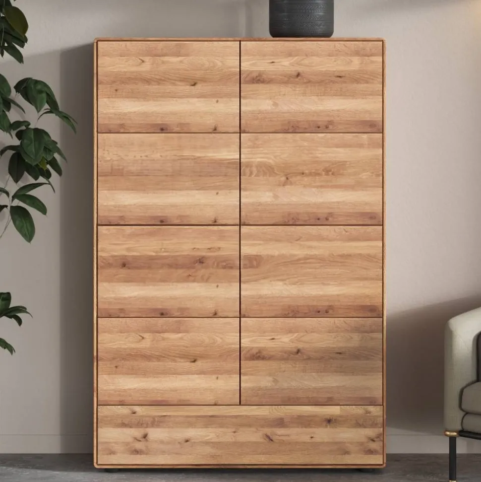 Wäscheschrank aus Wildeiche Massivholz - Feanor
