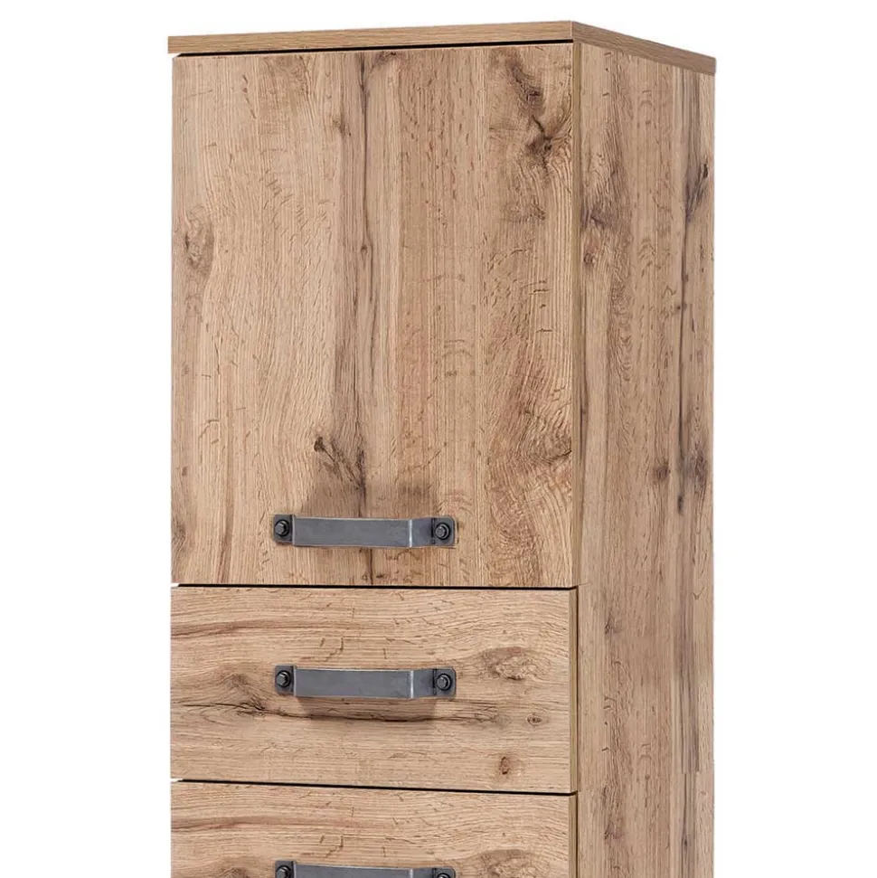 40x164 Badschrank mit 3 Schubladen - Iskro