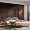 140x200 Bett aus Wildeiche mit Kufen - Maria