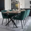 200x95 Tisch mit Polsterstühlen - Ricinga (siebenteilig)