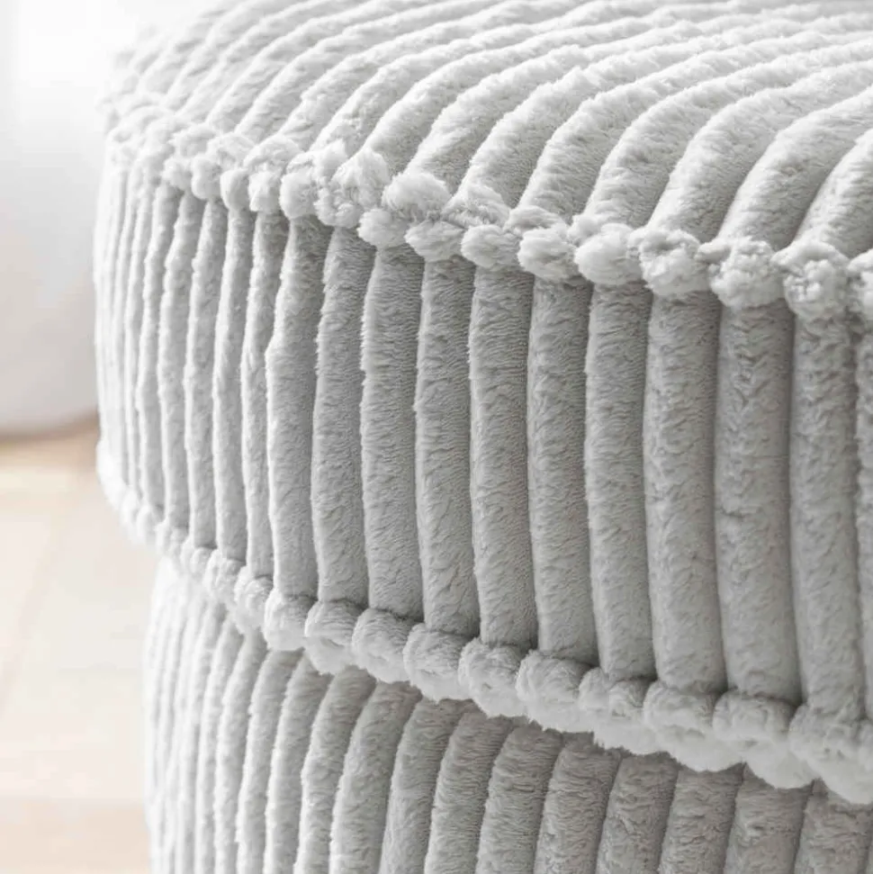 XL Drehsessel mit Hocker Set - Iliana (zweiteilig)