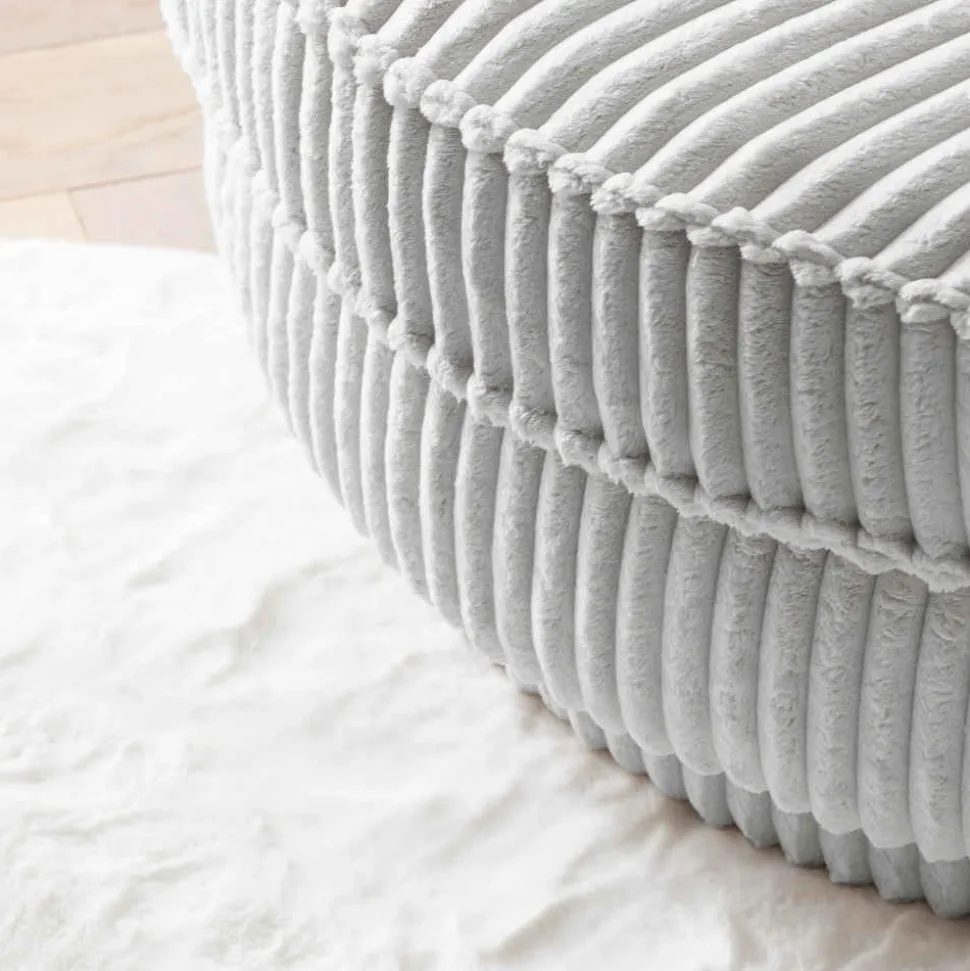 XL Drehsessel mit Hocker Set - Iliana (zweiteilig)