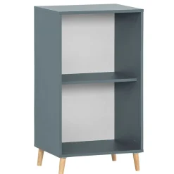 51x93x41 2 Fächer Büroregal in Petrol Blau - Baiamare