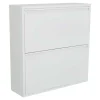 75x78x23 2 Klappen Schuhschrank für die Wandmontage - Kermita
