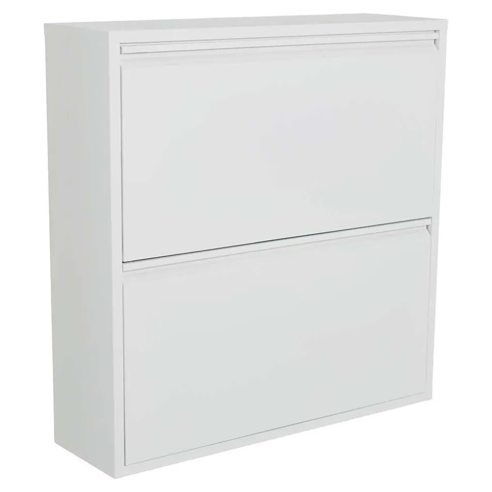 75x78x23 2 Klappen Schuhschrank für die Wandmontage - Kermita
