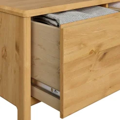 98x48x34 2 Schubladen Kommode aus Kiefer - Etvina