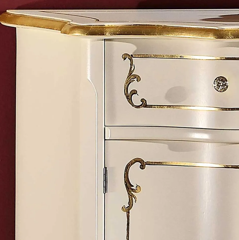 121x91x45 Barock Design Kommode zweifarbig - Datalera