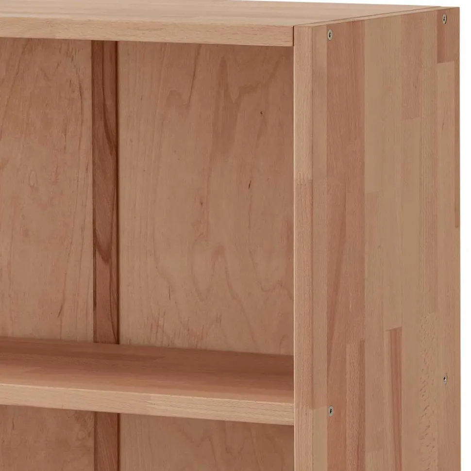 80x112x33 Büroregal aus Buche Massivholz - Bash