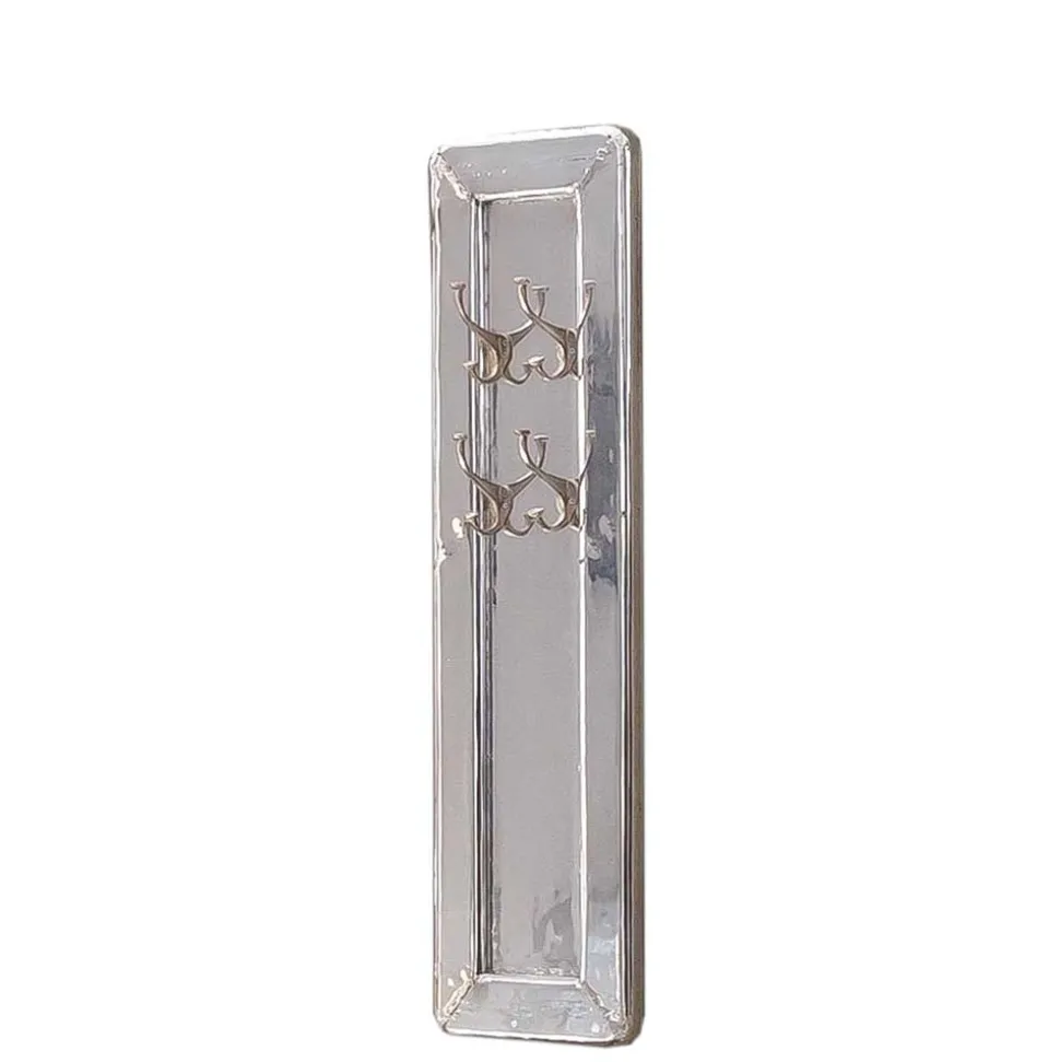 35x110x8 cm Garderobenpaneel in Silber - Pilot
