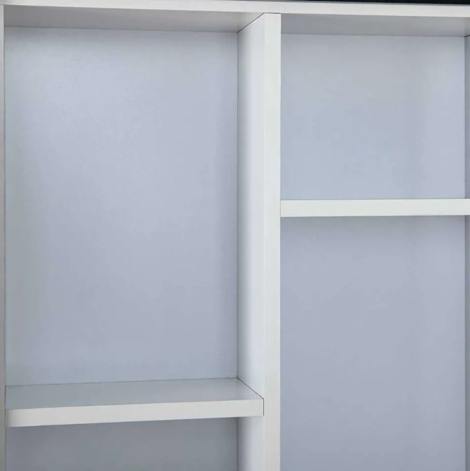 67x67x14 cm Hängeregal mit sieben Fächern - Vakasa