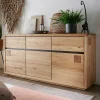 175x85x45 cm Massivholz Sideboard auf Sockel - Embleys
