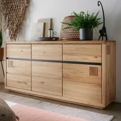 175x85x45 cm Massivholz Sideboard auf Sockel - Embleys
