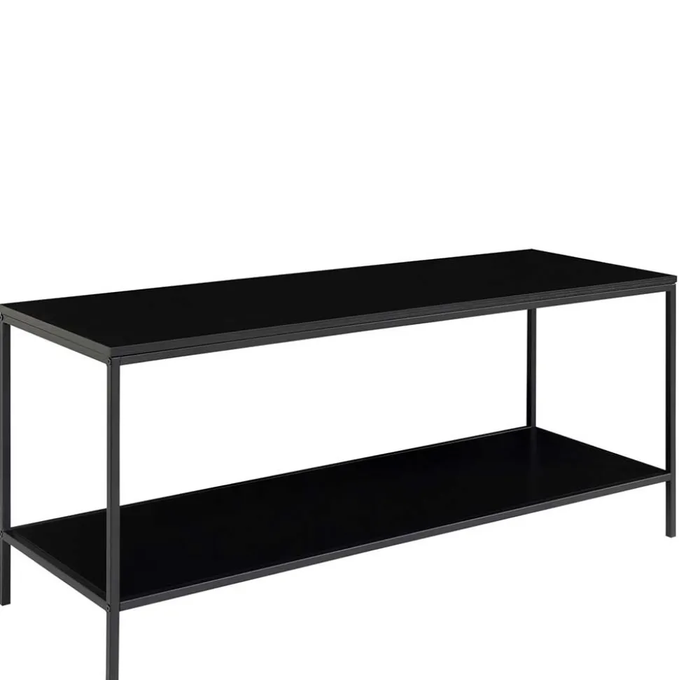 100x45x36 cm Regal TV Tisch in Schwarz - Mapsy