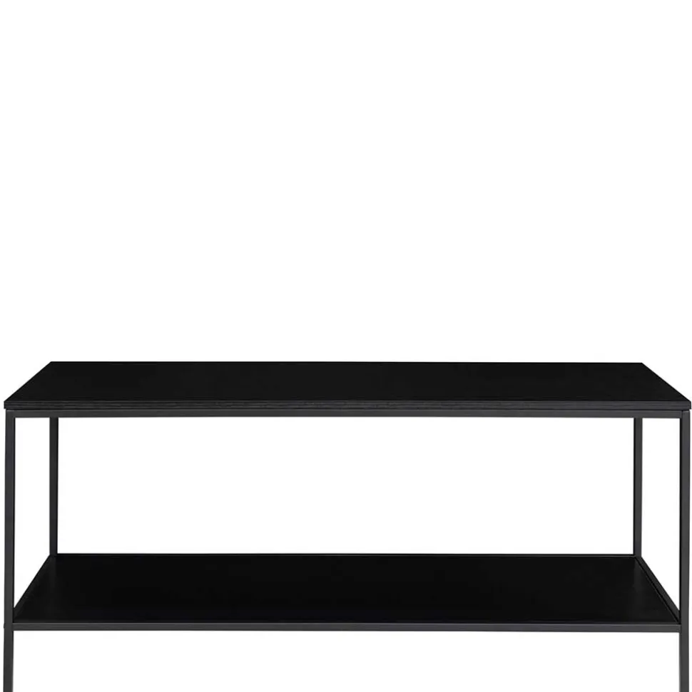 100x45x36 cm Regal TV Tisch in Schwarz - Mapsy