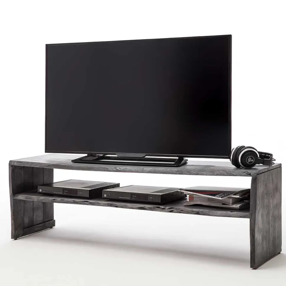 145x45x40 cm Tisch für Fernseher in Grau - Rikers