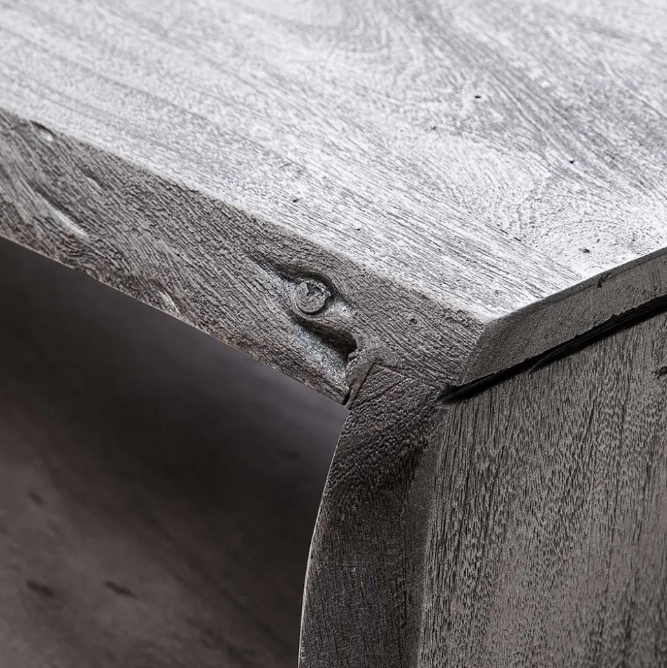 145x45x40 cm Tisch für Fernseher in Grau - Rikers