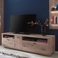 180x52x50 cm TV Element mit zwei Schubladen & Tür - Comrinaca