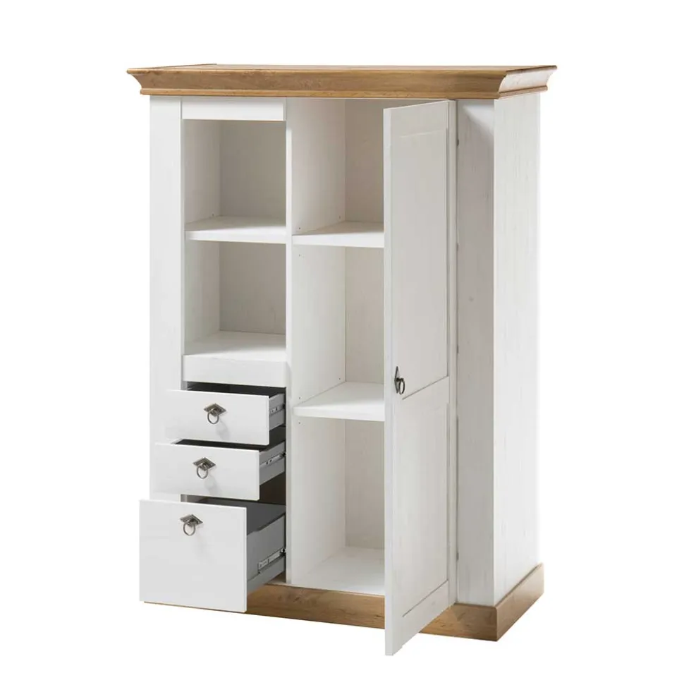 102x139x44 Country Highboard zweifarbig - Diatara