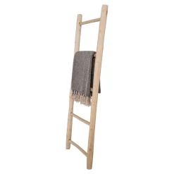50x150x5 Deko Leiter aus Teak Massivholz - Pressin