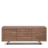 180x70x45 Design Kommode aus Nussbaum Holz - Dexter