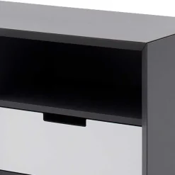 180x73x40 Design Sideboard in Grau & Weiß - Vadids
