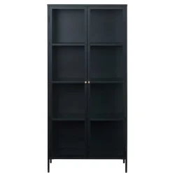 90x190x40 Doppeltür Vitrine aus Metall - Butoaie