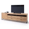 224x67x50 Fernsehboard aus Eiche Massivholz - Assela