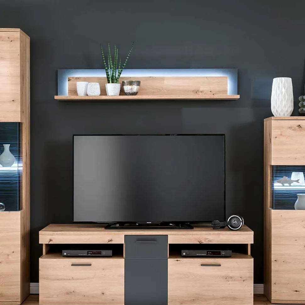 150x55x50 Fernseher Schrank zweifarbig - Vecenda