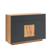 120x87x40 Flur Kommode in Anthrazit Glas - Mandrey