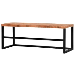 80x30x30 Garderobe in Mango Natur & Schwarz - Lictona