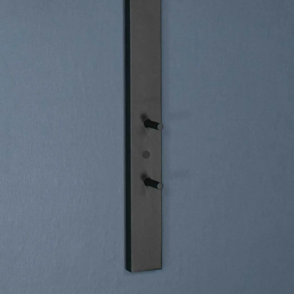 80x90x33 Garderobe mit Glas Hutboden - Justina