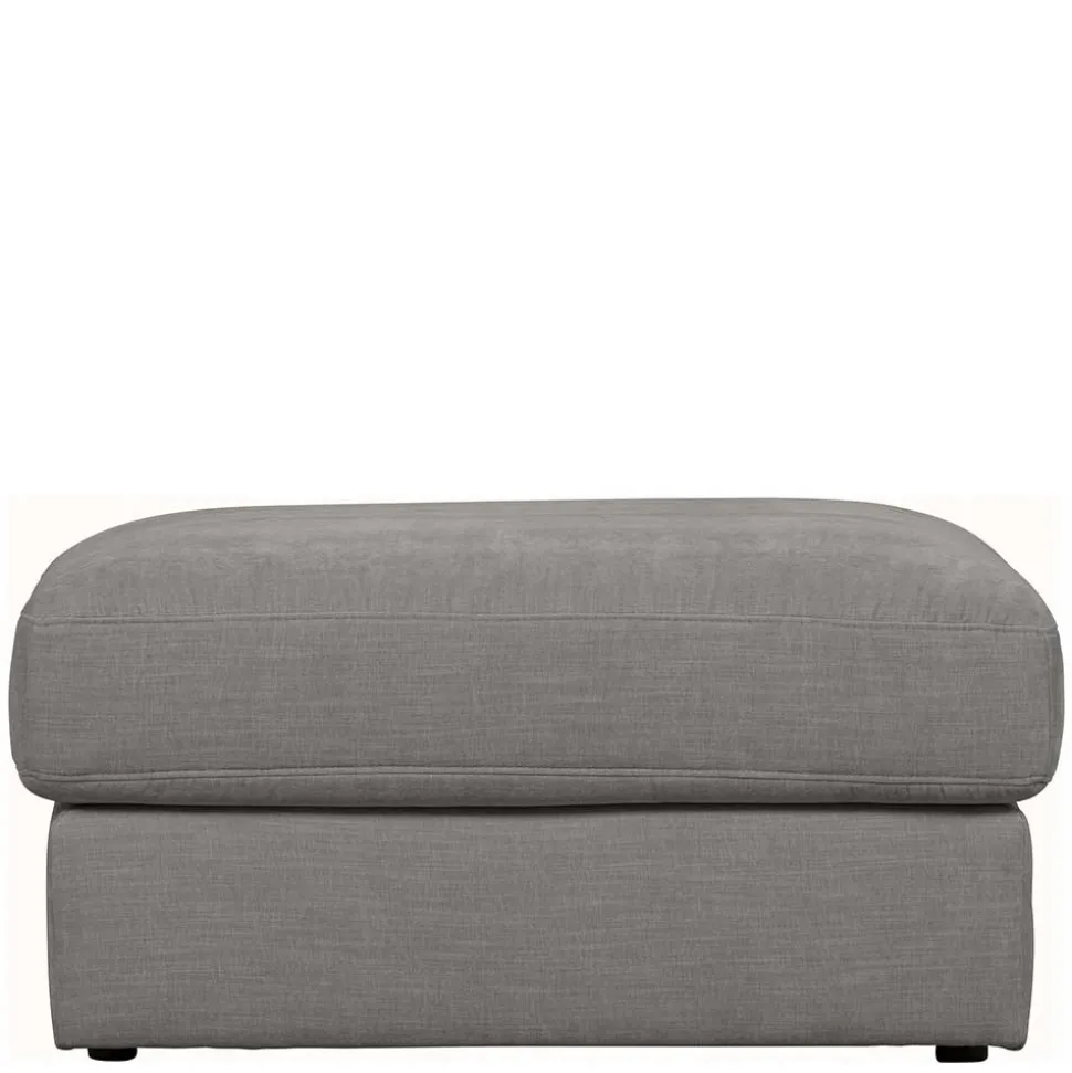 98x44x90 Gepolsterter Hocker in Grau - Luosa