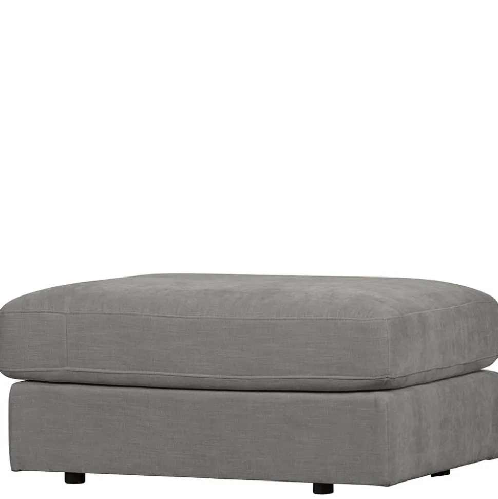 98x44x90 Gepolsterter Hocker in Grau - Luosa