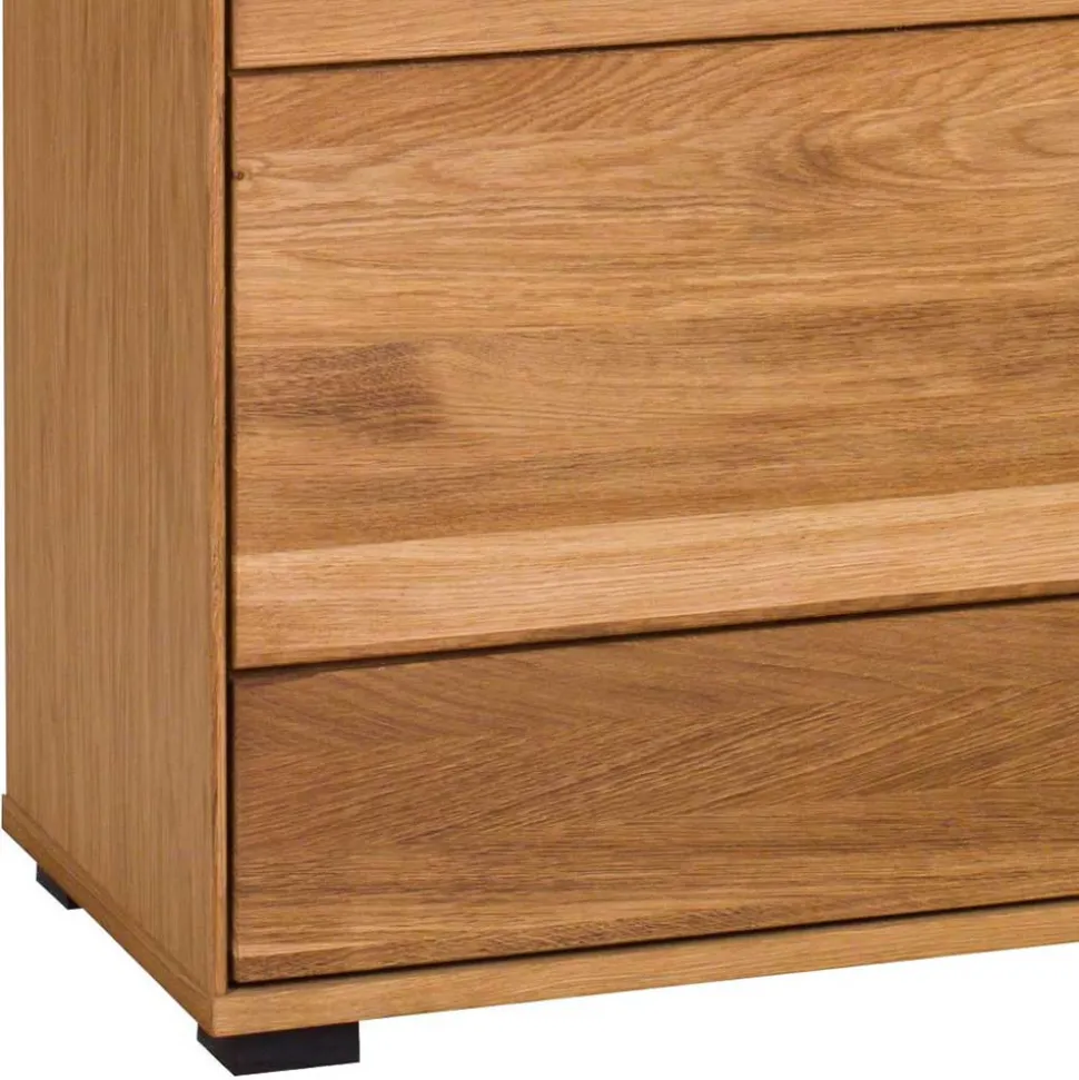 102x148x42 Highboard mit Glas Einsatz - 4-türig - Sennya